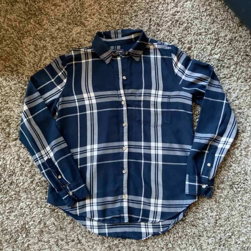 ABERCROMBIE & FITCH PLAID LIKE NEW